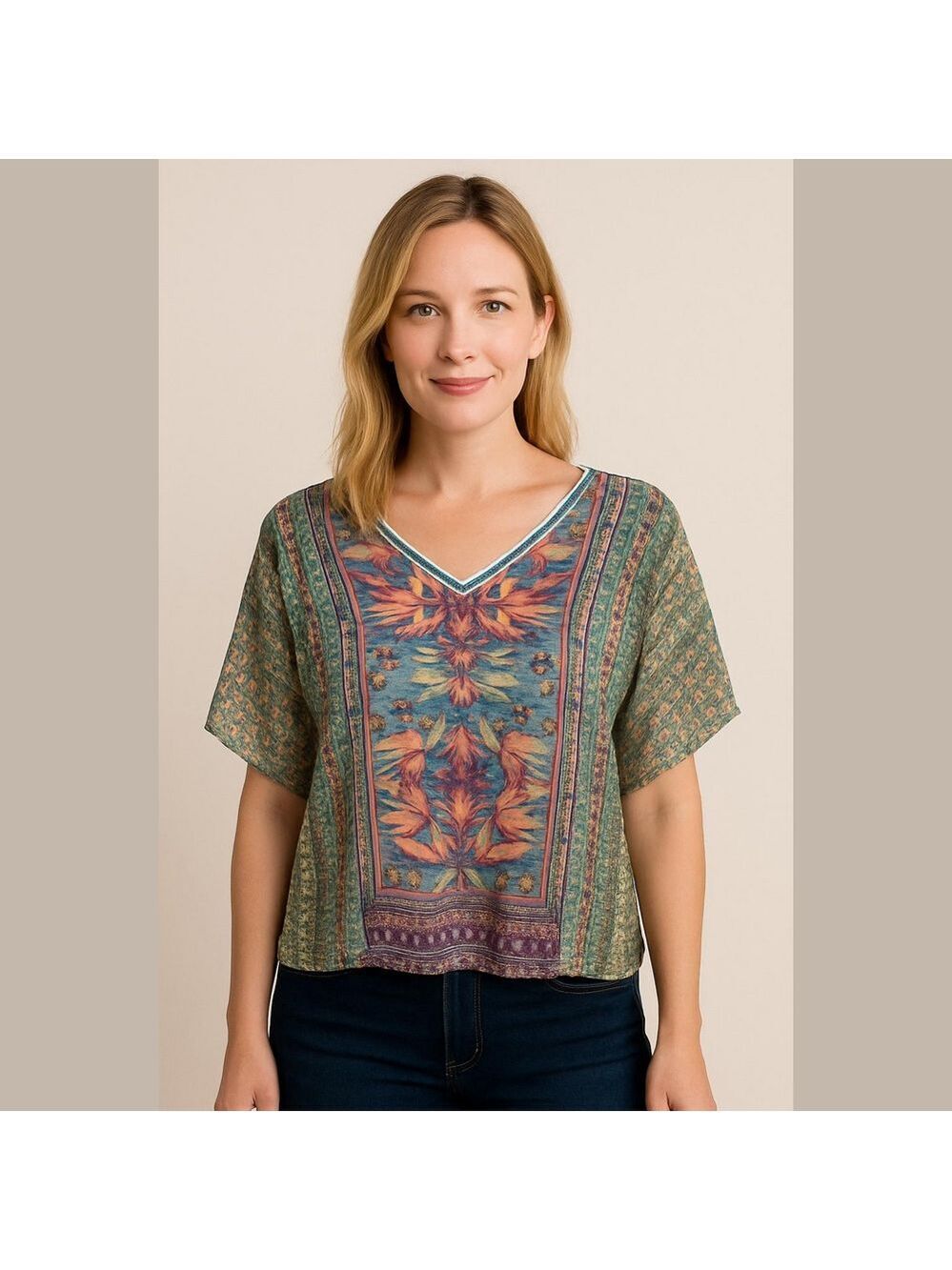 Nanette Lepore Floral Blouse Medium